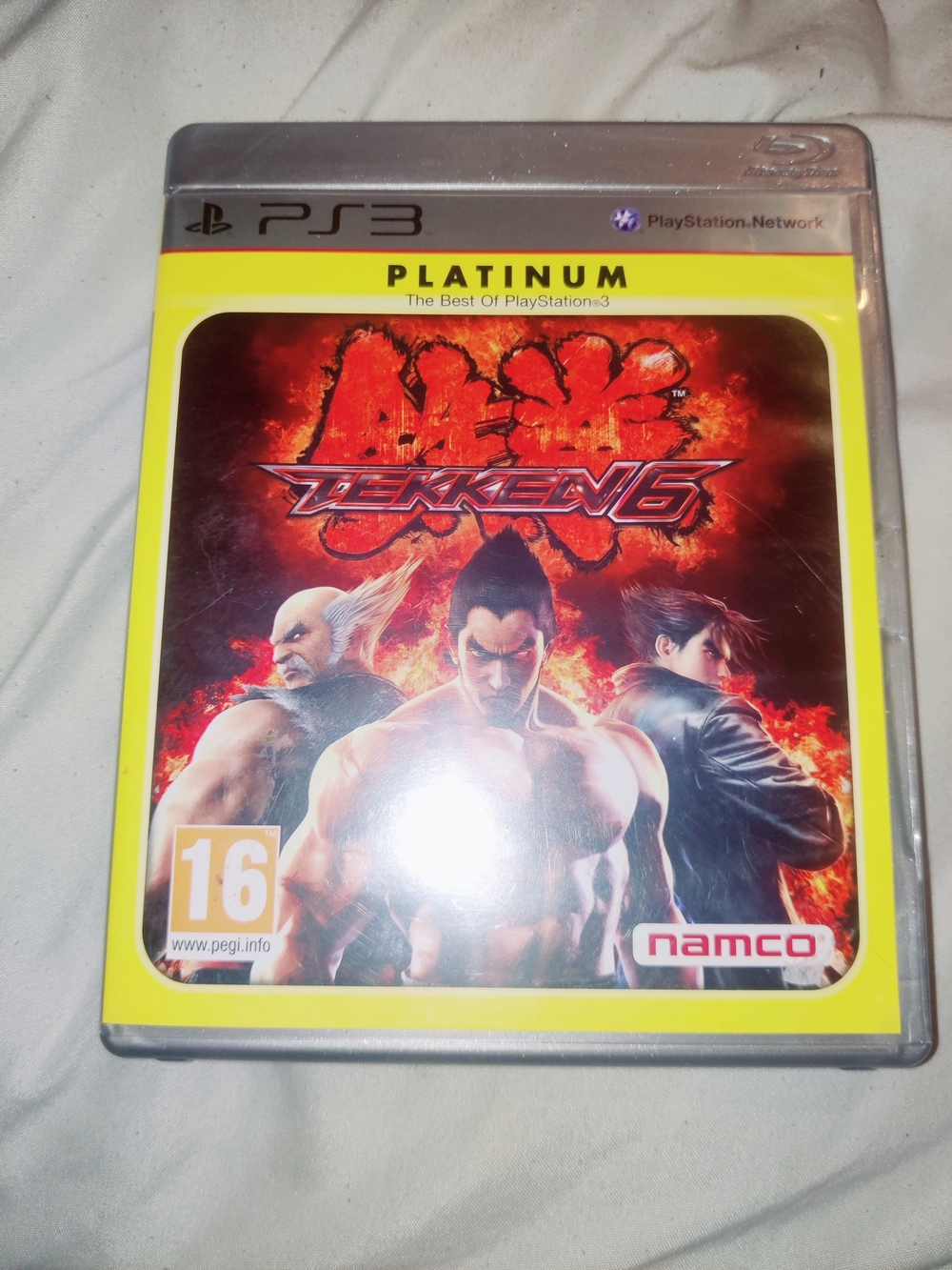 Namco Tekken 6 (Platinum) for PS3 - Yellow Cover